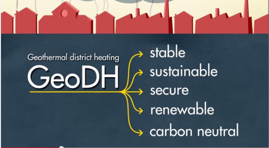 What is geothermal district heating?