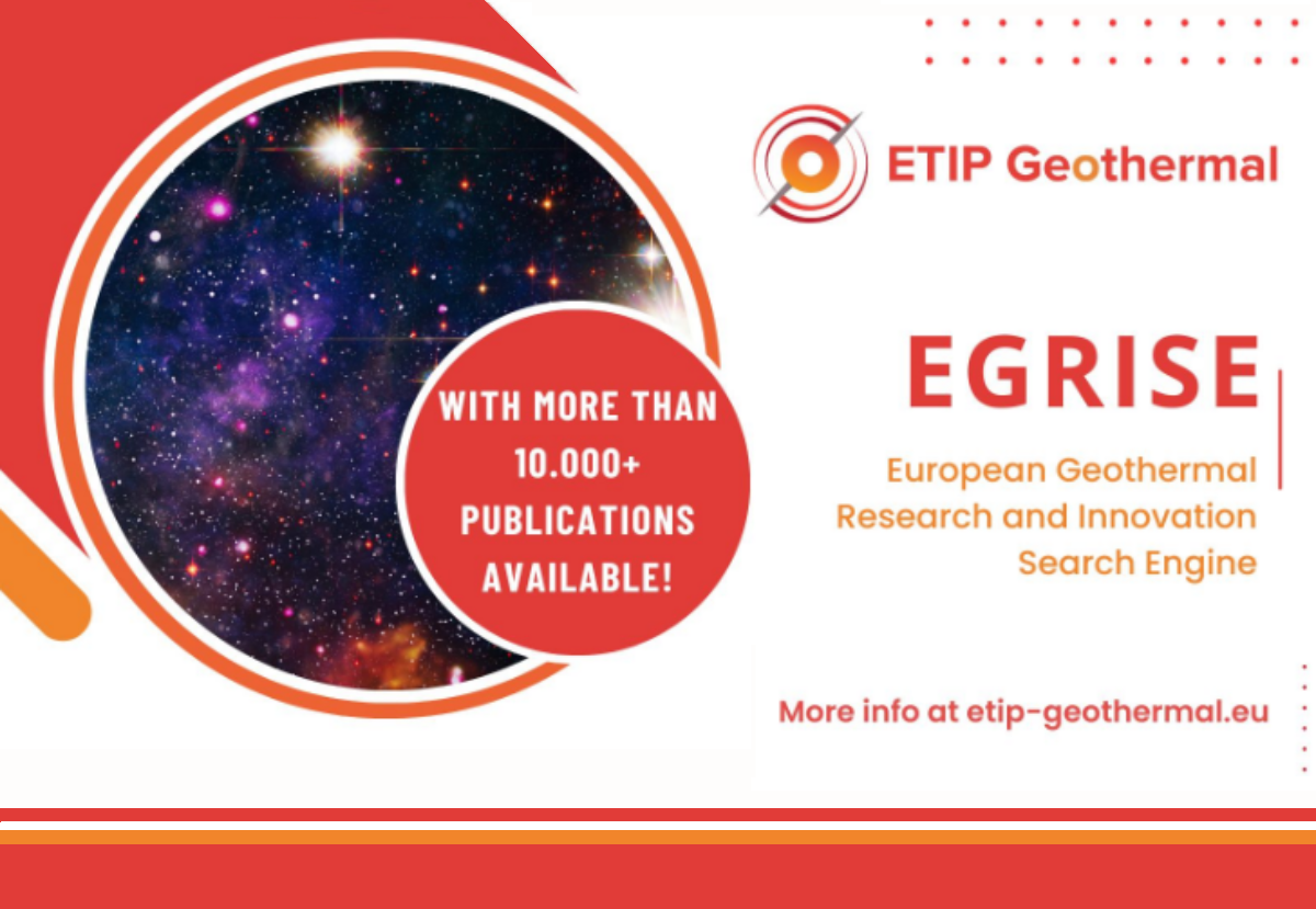 EGRISE, el motor europeo de búsqueda de documentos de I+D sobre geotermia